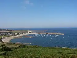 Port du Hâble, seen from the fort