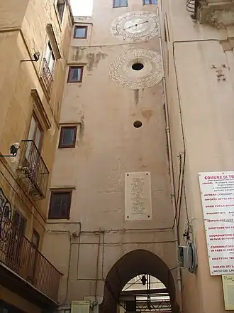 Porta Oscura (Torre dell’Orologio) in Trapani, Sicily