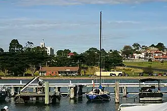 Portarlington seen from the town's pier