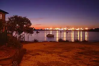 View of Port Botany from La Perouse