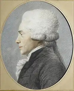 Profile of Maximilien Robespierre attributed to Boze, c. 1794