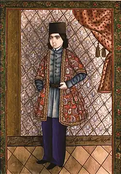 "Portrait of a Young Man", Mid-19th century, Baku, National Art Museum of Azerbaijan