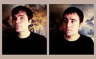 Ben Gibbard (left) and Jimmy Tamborello