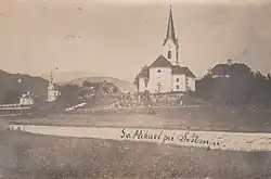 Old postcard of Družmirje