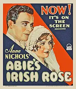 Theatrical release poster for Abie's Irish Rose