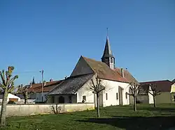 The church in Pouilly-sur-Saône