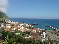 The shoreline of the parish of Povoação, where the first settlers to the island of São Miguel disembarked