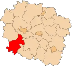 Location within the voivodeship