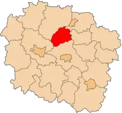 Location within the voivodeship