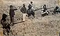 Uruguayan Soldiers Firing their M1871/94 Daudeteau Converted Rifles