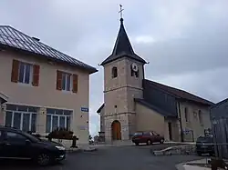 Town hall and church