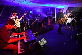 Prúdy as seen live at a reunion concert in 2018