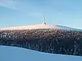 TV and observation tower on summit of Praděd