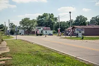Street scene in Prairie Creek