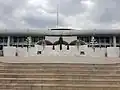 Statue of King Prajadhipok in the front