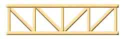 Pratt truss