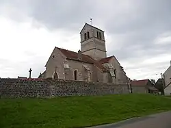 The church in Saussey
