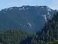 Preacher Mountain seen from Middle Fork Snoqualmie River Road