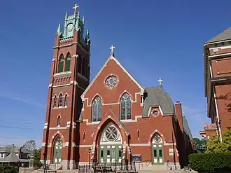 L'Eglise du Precieux Sang, Woonsocket, 1873.