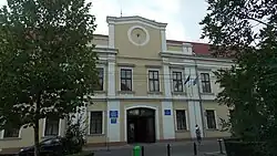 The Bihor County Prefecture building from the interwar period, used until 1920