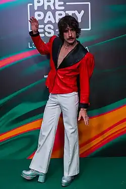 Go-Jo at a Eurovision pre-party in Madrid