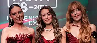 Remember Monday in 2025 From left to right: Charlotte Steele, Holly-Anne Hull and Lauren Byrne