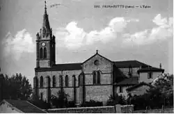 The church of Primarette, in 1911