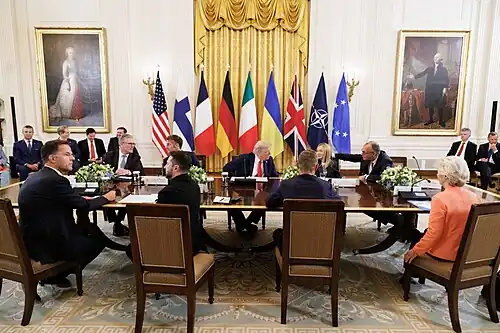 EU, NATO members, and Zelenskyy before their meeting formally convenes