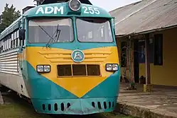 Train at a station