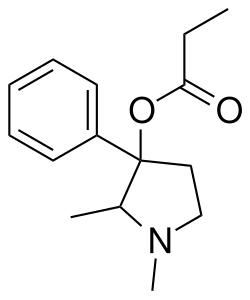 Chemical structure of Prodilidine.