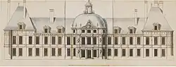 Modification of central pavilion