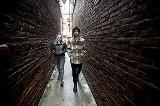 Qristina & Quinn Bachand in Fan Tan Alley, Victoria, BC