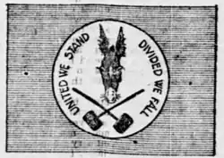 Missouri state flag proposed by The National tribune in 1909[20]