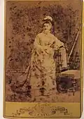 Próspero Rey, Portrait of Doña Belén Estévez Alcántara, wife of President Francisco Linares Alcántara. Reproduced in Manuel Barroso Alfaro, Historia documentada de la fotografía en Venezuela, 1996.