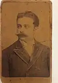 Próspero Rey, son. Photograph from his father's studio. He participated in the Atlanta photographic exhibition (1895), where he won a medal.