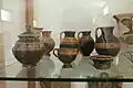 Protogeometric and geometric pottery, 10th–8th century BC.