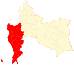 Location in the Region
