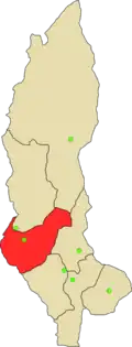 Location of Utcubamba in the Amazonas Region