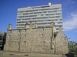 Provost Skene's House, with the old St. Nicholas House in the background