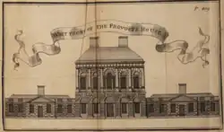 1766 illustration of the house by Jonas Blaymire