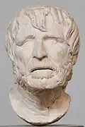 Marble bust, presumed to be of Hesiod.