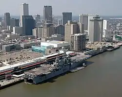 USS&nbsp;Iwo Jima at New Orleans, 2005