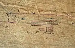 Another plan showing the tracks and slopes.