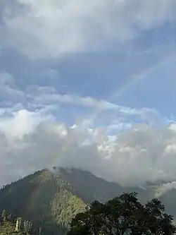 View of Pulga village in Parvati Valley