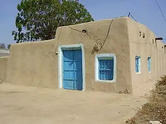 A Punjabi mudbrick home in Pakistan, 2009