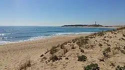 Cape Trafalgar lighthouse in the distance
