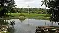 View of Perumkulam Ela close to Mangalathu temple Pond