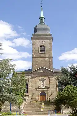 The church in Puttelange-aux-Lacs