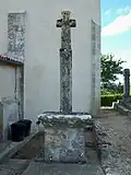 Monumental cross in the cemetery