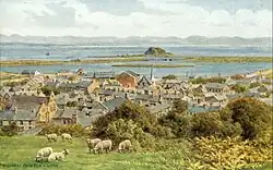 Pwllheli from Pen-y-Garn